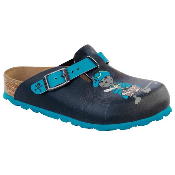 BIRKENSTOCK Boston Kids Pirat Cat and Mouse Blue  Outlet Store
