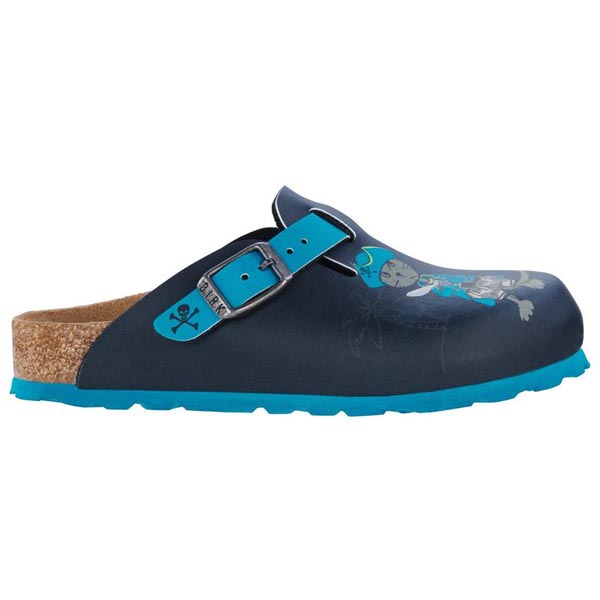 BIRKENSTOCK Boston Kids Pirat Cat and Mouse Blue  Outlet Store