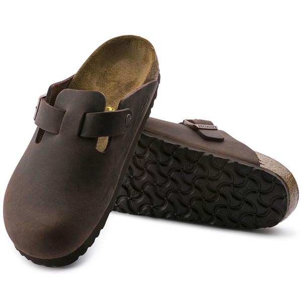 BIRKENSTOCK Boston Habana Oiled Leather Outlet Store