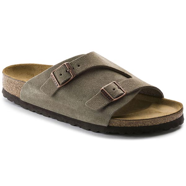 BIRKENSTOCK Zürich Taupe Suede Leather Outlet Store