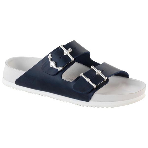 BIRKENSTOCK Arizona Blue Anchor Leather Outlet Store