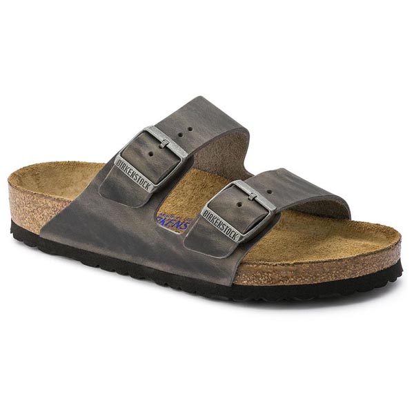 BIRKENSTOCK Arizona Iron Oiled Leather Soft footbed Outlet Store