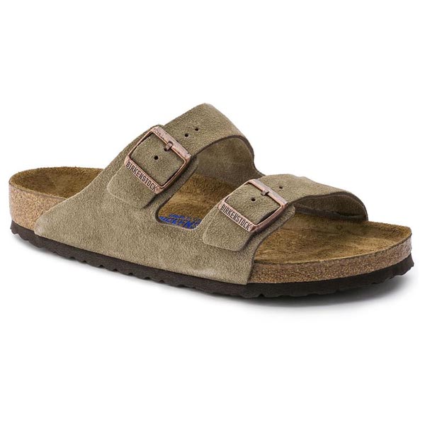 BIRKENSTOCK Arizona Soft Footbed Taupe Suede Outlet Store