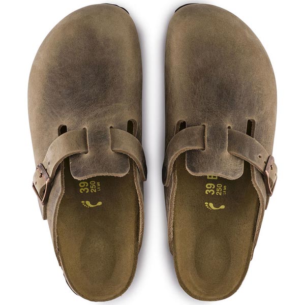 BIRKENSTOCK Boston Tabacco Brown Oiled Leather Outlet Store
