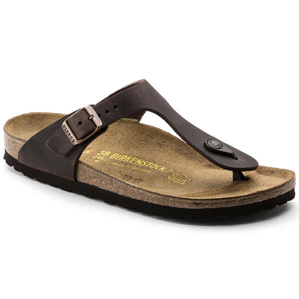 BIRKENSTOCK Gizeh Habana Oiled Leather Outlet Store