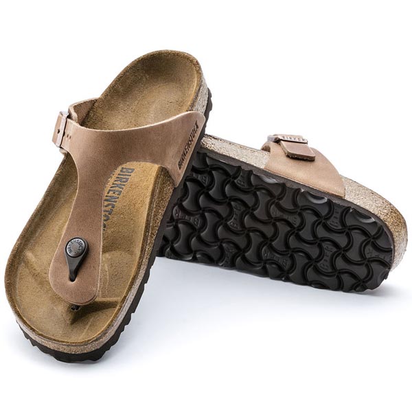 BIRKENSTOCK Gizeh Antique Brown Oiled Leather Outlet Store