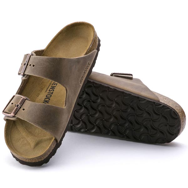 BIRKENSTOCK Arizona Tabacco Brown Oiled Leather Outlet Store