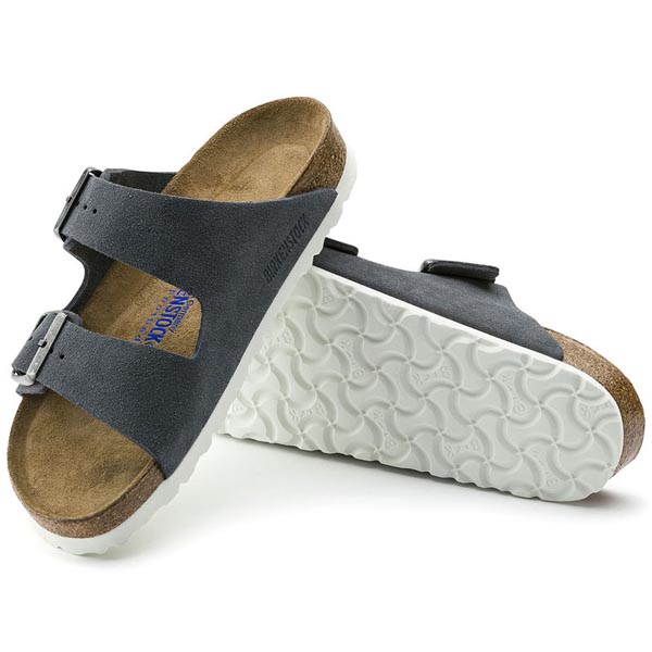 BIRKENSTOCK Arizona Soft Footbed Stone Suede Outlet Store