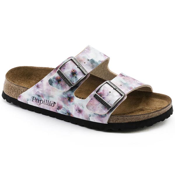 Papillio Arizona Soft Footbed PRODUCT DESCRIPTIONFloral print has just been given an update: the flowers come in feminine colors and have been distorted slightly using a contemporary pixelated effect. The result is a fascinating and abstract design that g