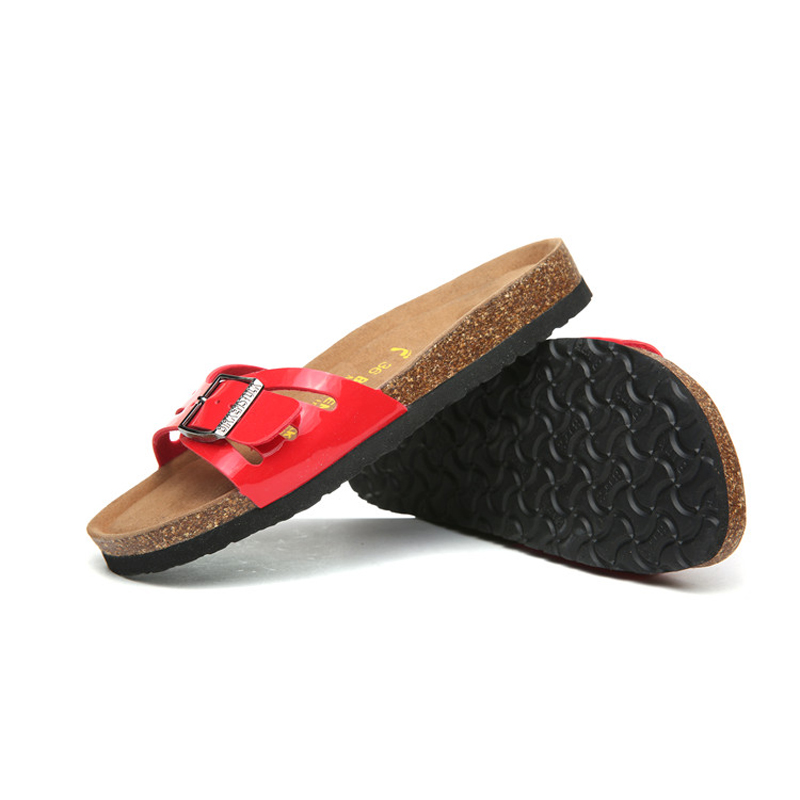 2018 Birkenstock 052 Leather Sandal red