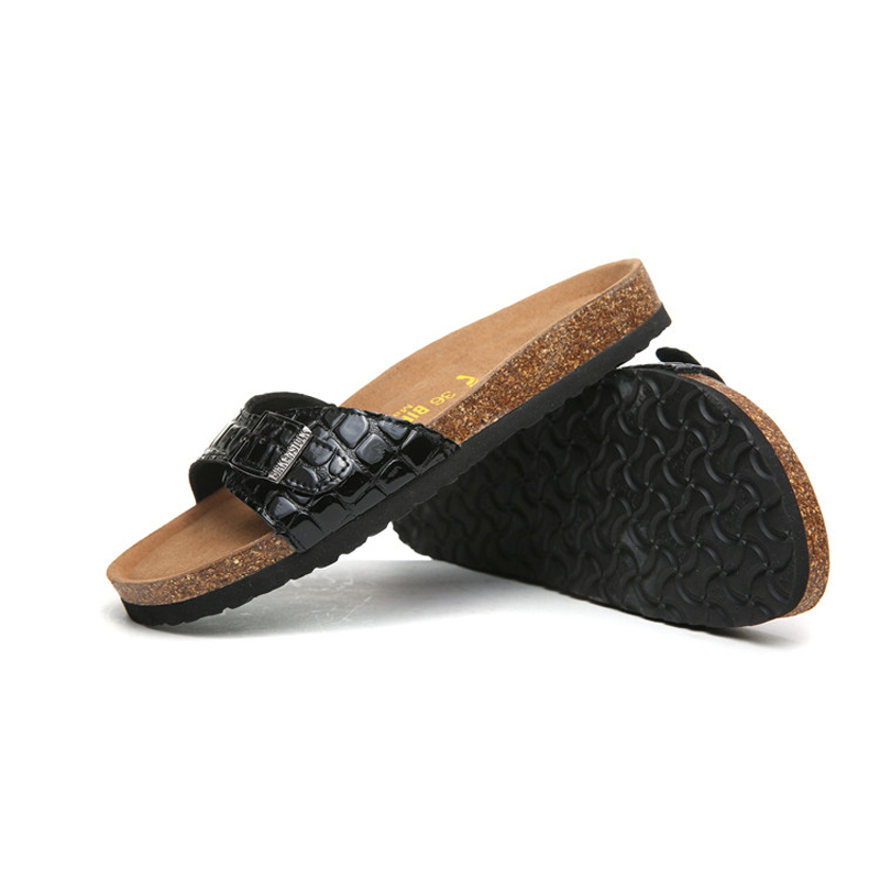 2018 Birkenstock 073 Leather Sandal black