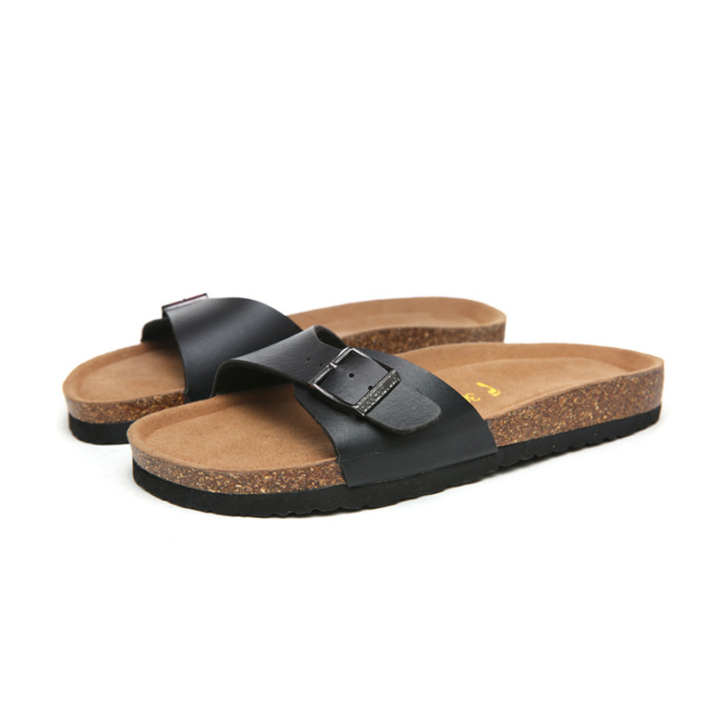 2018 Birkenstock 075 Leather Sandal black