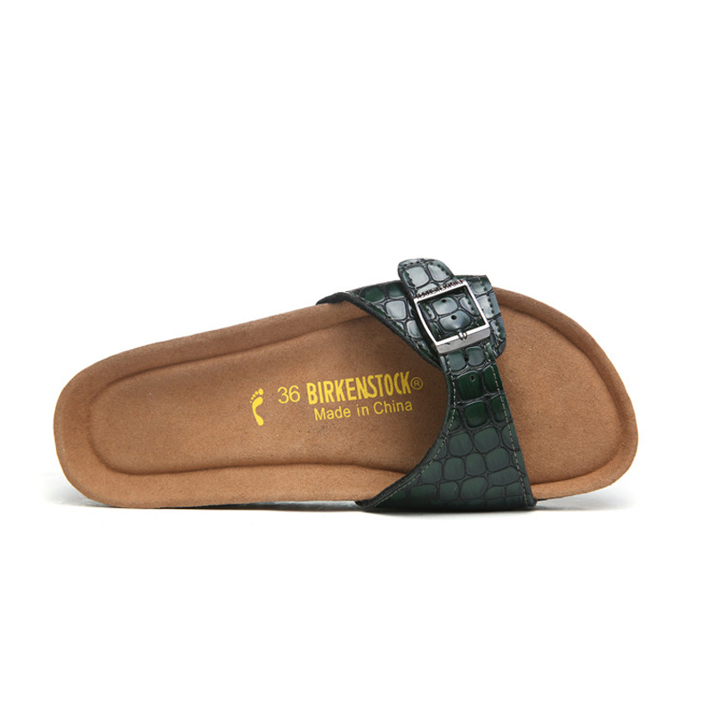 2018 Birkenstock 077 Leather Sandal green