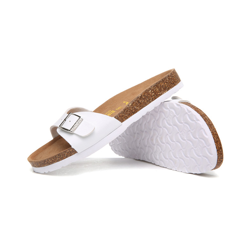 2018 Birkenstock 080 Leather Sandal white