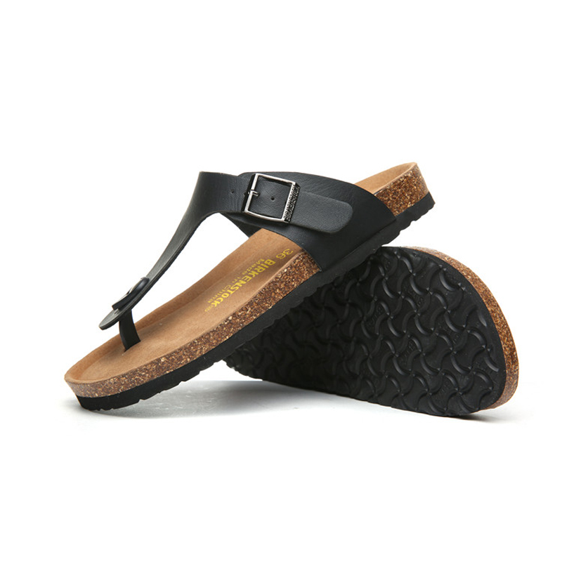 2018 Birkenstock 087 Leather Sandal black