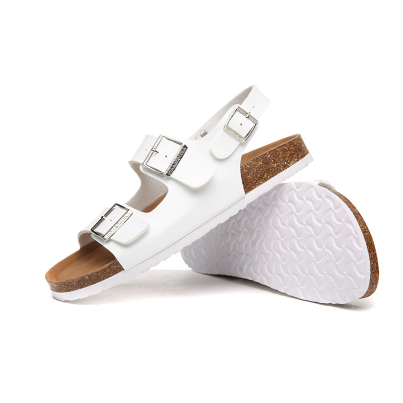 2018 Birkenstock 002 Leather Sandal white