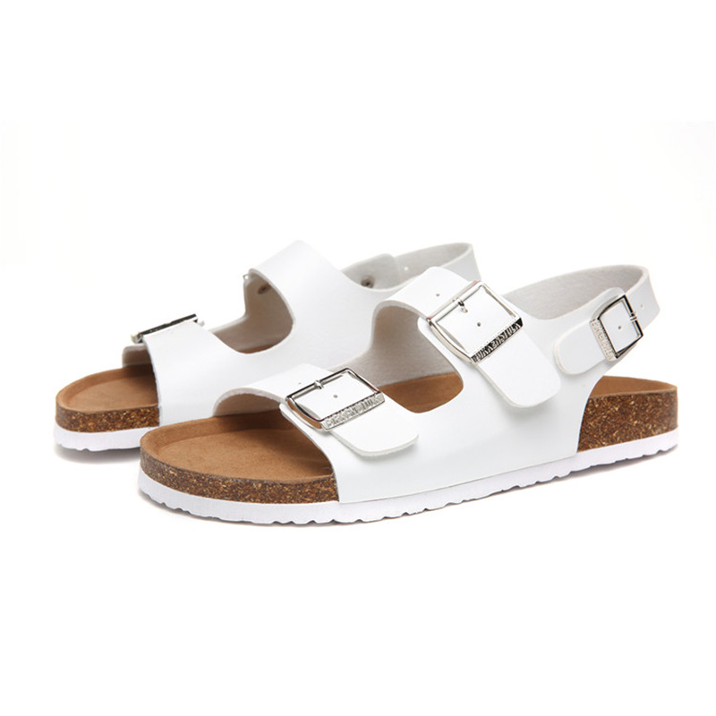 2018 Birkenstock 002 Leather Sandal white
