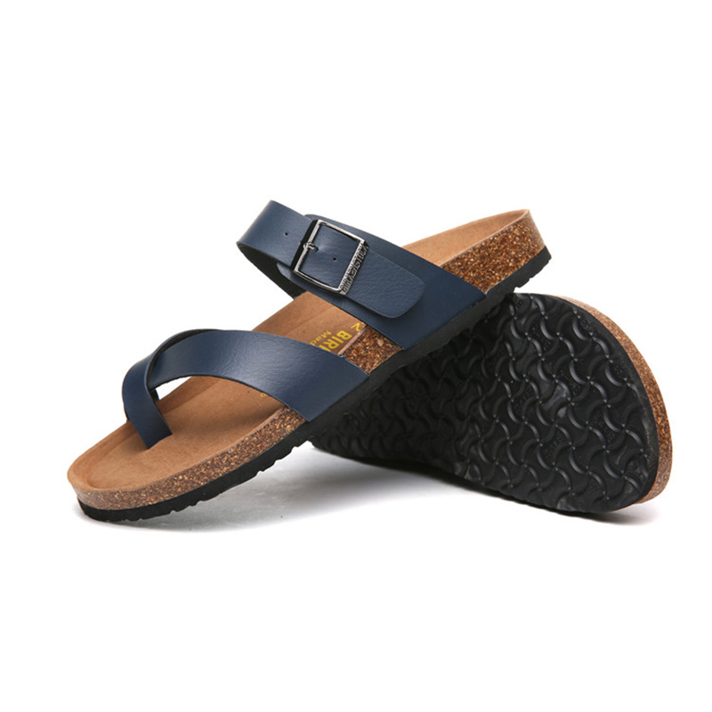 2018 Birkenstock 017 Leather Sandal blue