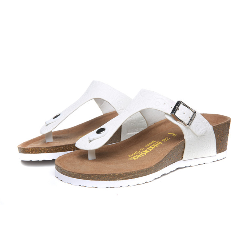 2018 Birkenstock 142 Leather Sandal white
